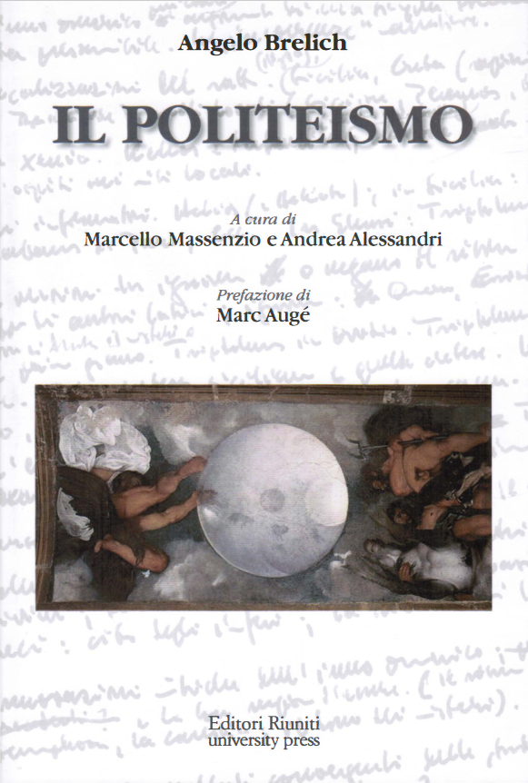 Book cover of Il politeismo by Marc Auge Book cover of Il politeismo by Marc Auge